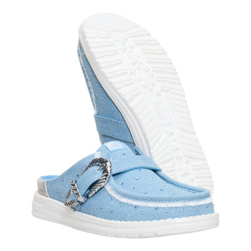 Wendy Slip Buckle Denim - Blue/Multi - 3