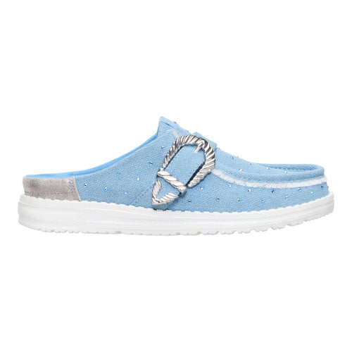 Wendy Slip Buckle Denim - Blue/Multi - 8