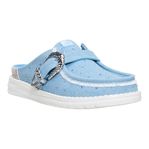 Wendy Slip Buckle Denim - Blue/Multi - 7