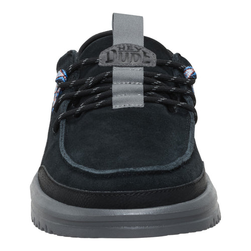Bradley Blipper Suede - Black/Smoke Grey - 4