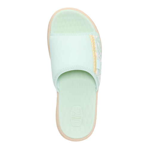 Tide Espadrille Slide - Celadon Green/Multi - 6