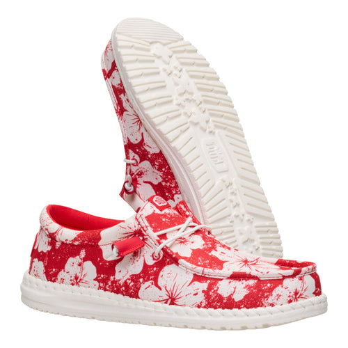 Wally Hawaiian - Red/White - 3