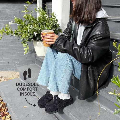 Wendy Slipper - Cozy Black/Black - 8