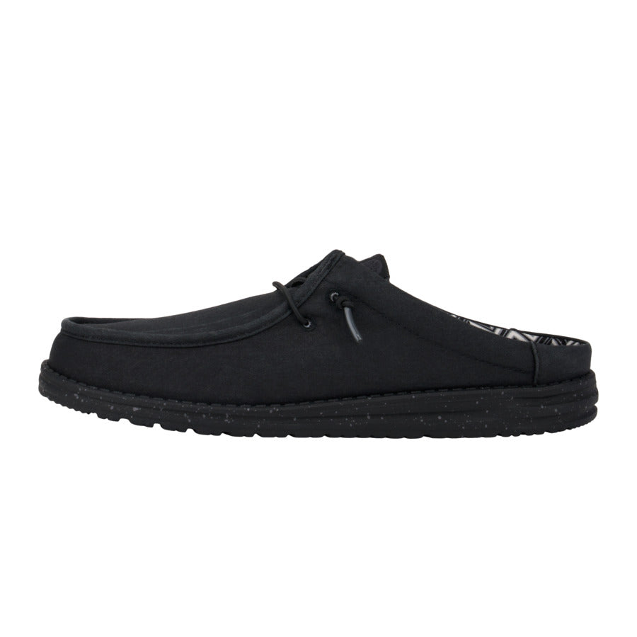 Wally Slip Stretch Canvas - Black/Black - 1