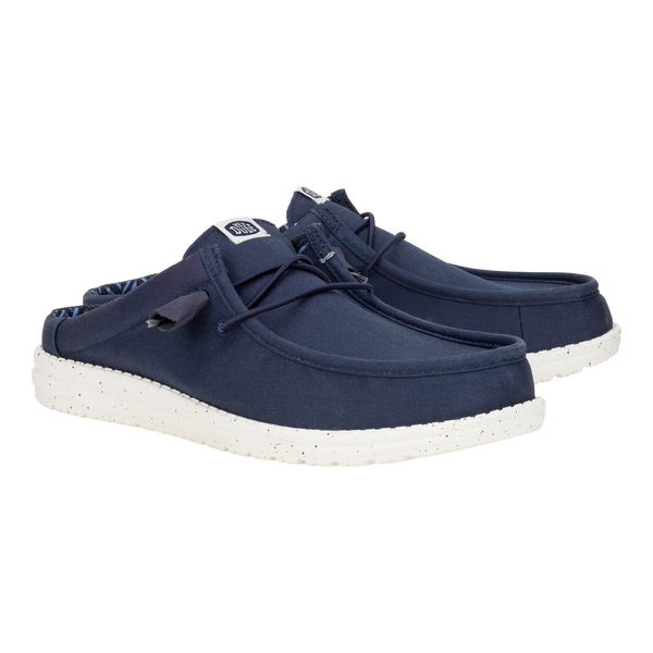 Wally Slip Stretch Canvas - Navy