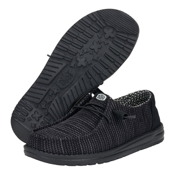 Wendy Stretch Sox Wide - Black/Black