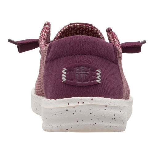 Wendy Stretch Sox - Burgundy - 6