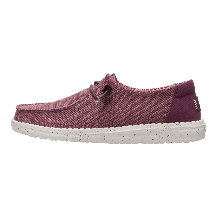 Wendy Stretch Sox - Burgundy - 1