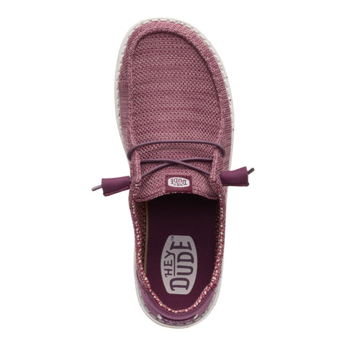 Wendy Stretch Sox - Burgundy - 7