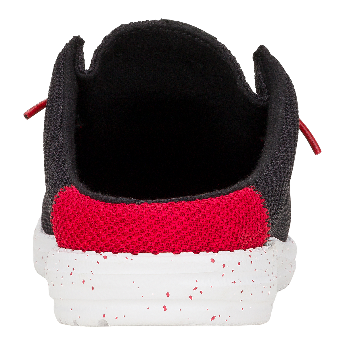 Wally Slip Varsity - Black/Red