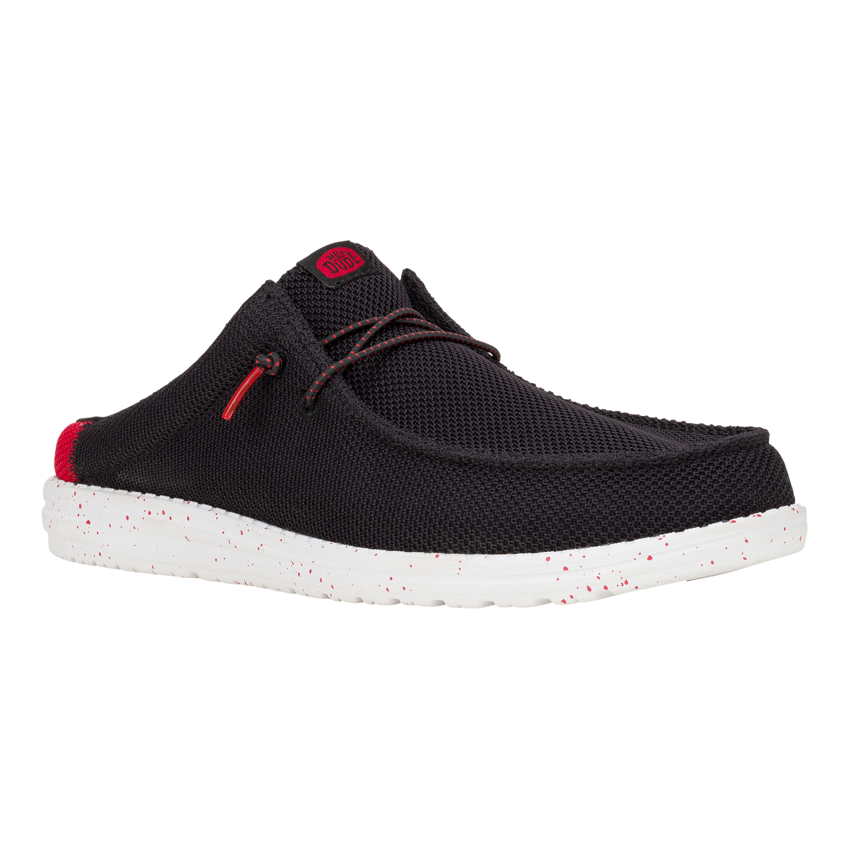 Wally Slip Varsity - Black/Red