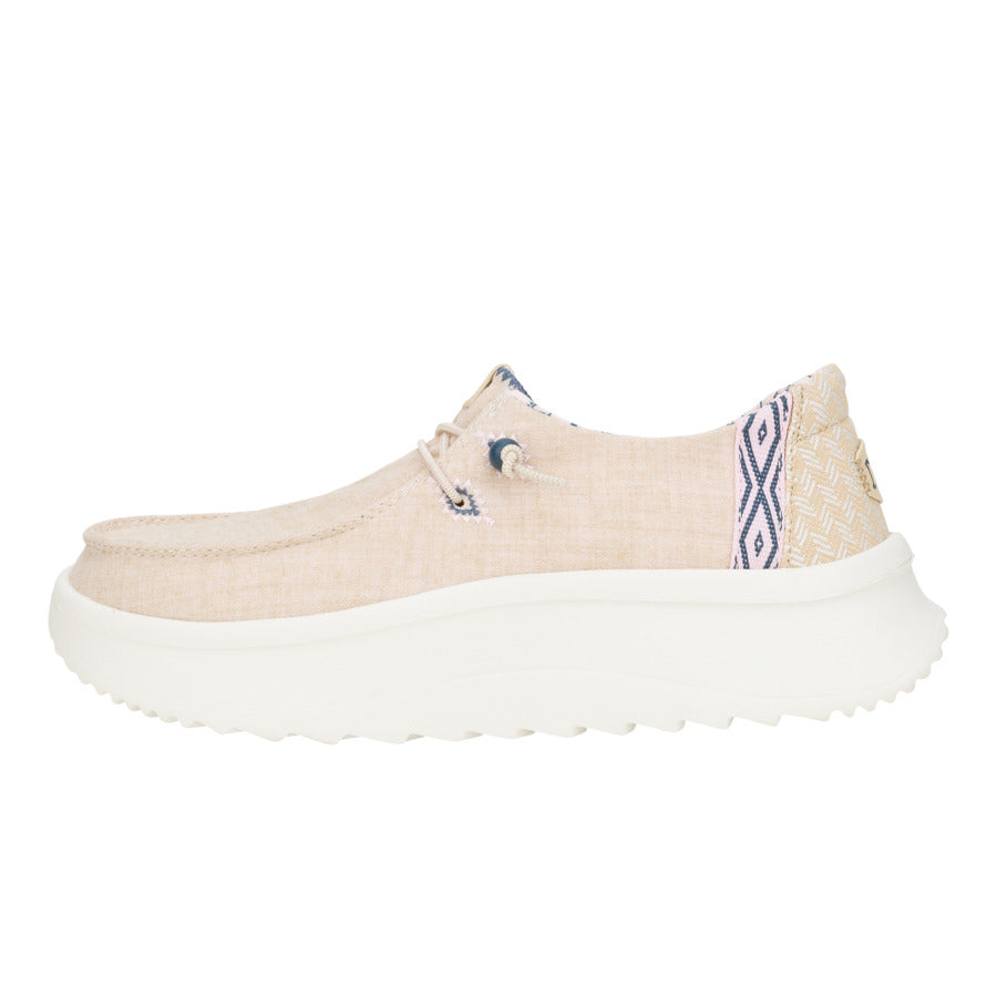 Wendy Peak Chambray Woven - Tan - 1