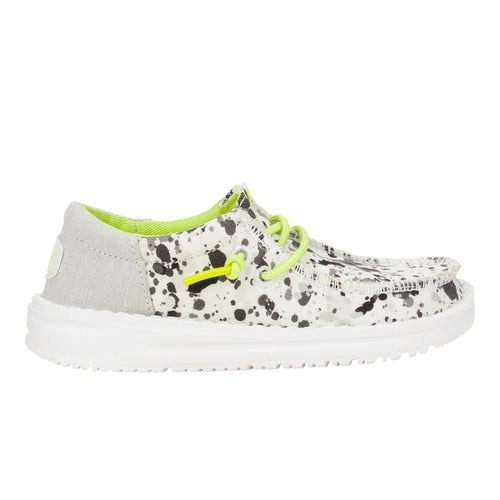 Wally Funk Toddler Splatter - White/Multi - 8