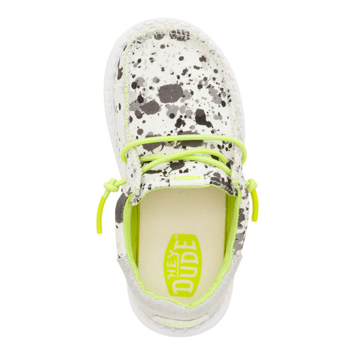 Wally Funk Toddler Splatter - White/Multi - 6