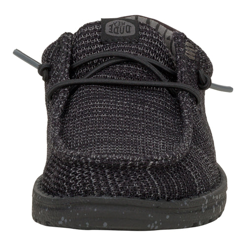 Wally Youth Stretch Mesh  - Black/Black - 4