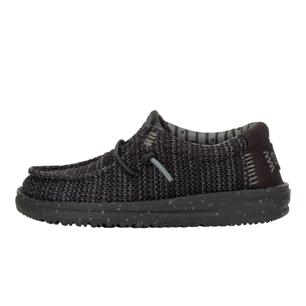 Wally Toddler Stretch Mesh - Black/Black - 1