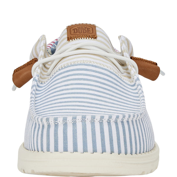 Wally Tri Seersucker - Blue/Red