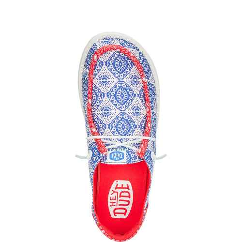 Wendy Americana Bandana - Red/Blue - 4