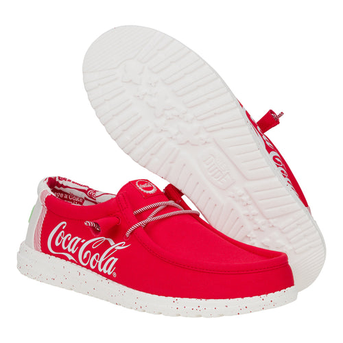 Coca Cola Hey Dude Shoes Youth Size Hey Dude Mens Coke Slip On