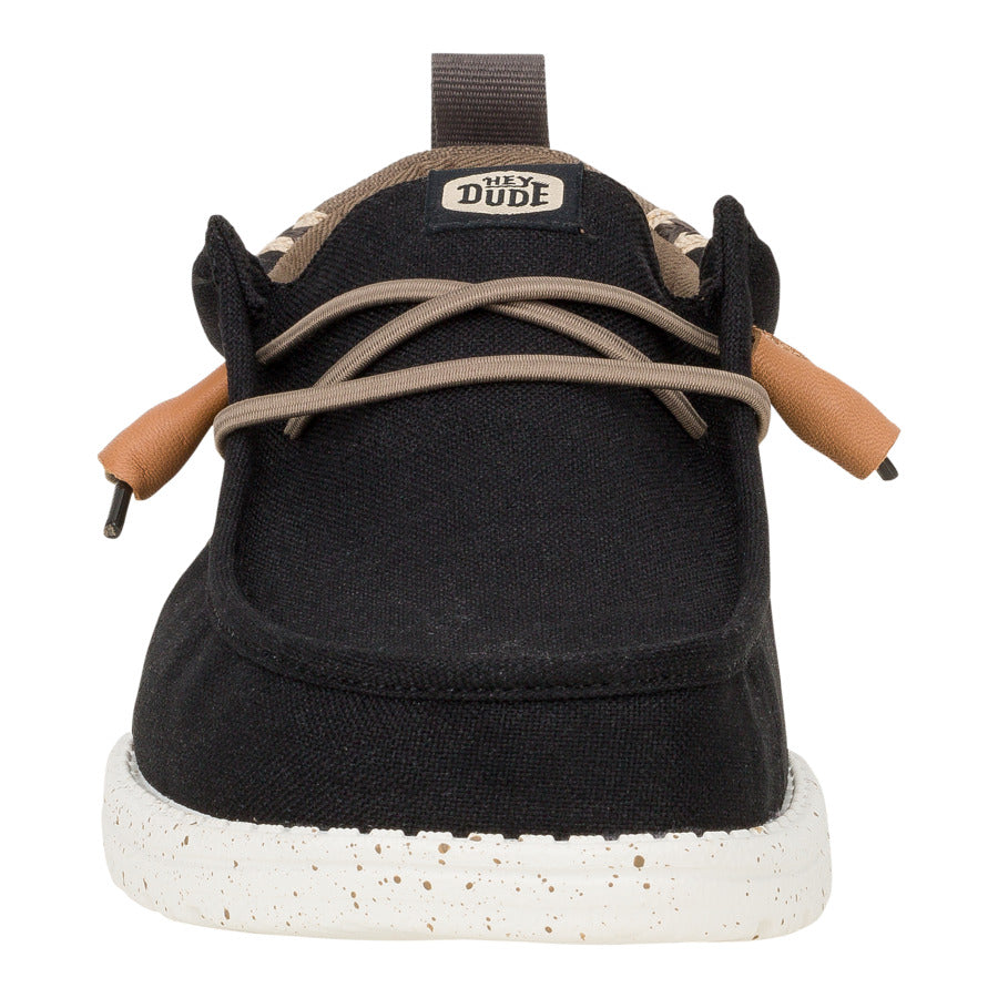 Wally Summer Linen - Black/Walnut