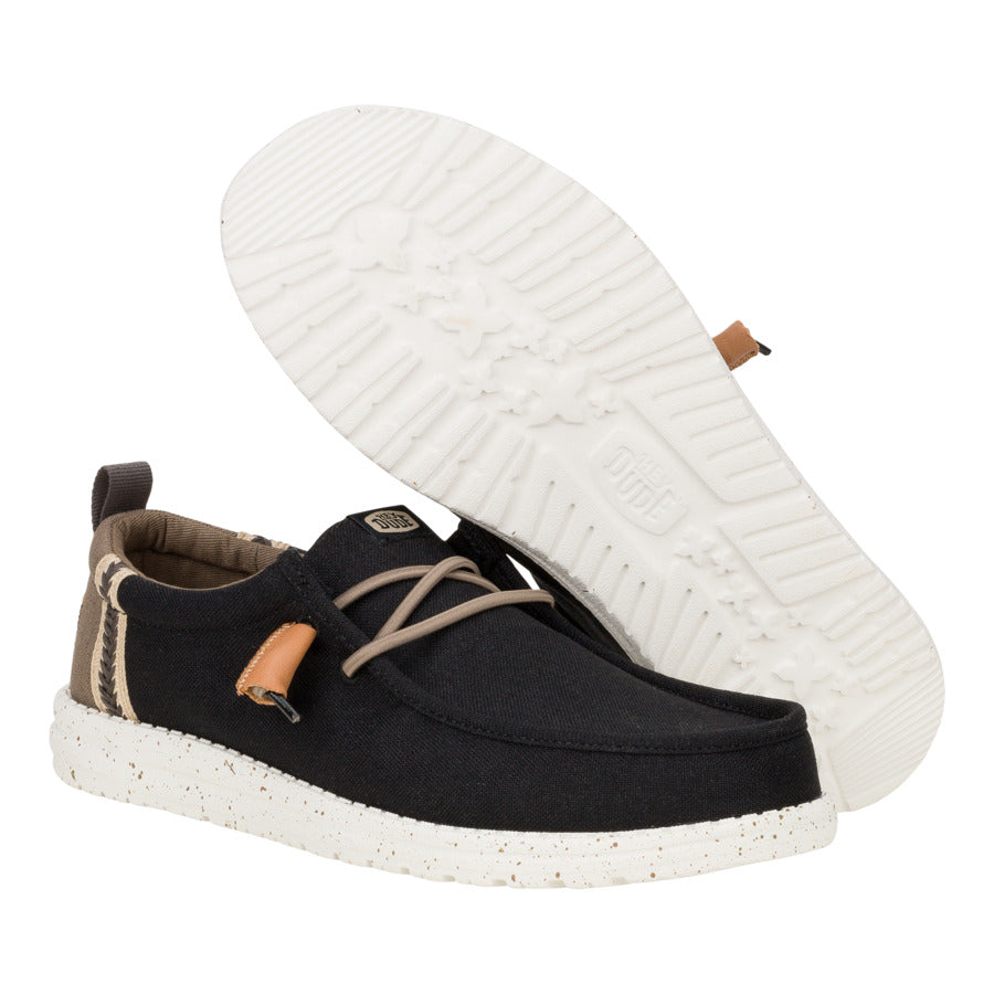 Wally Summer Linen - Black/Walnut