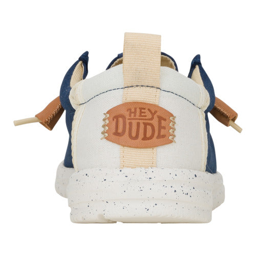 Wally Summer Linen - White/Sargasso Blue
