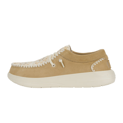 Wendy Comf Suede Crochet - Irish Cream/Multi - 1