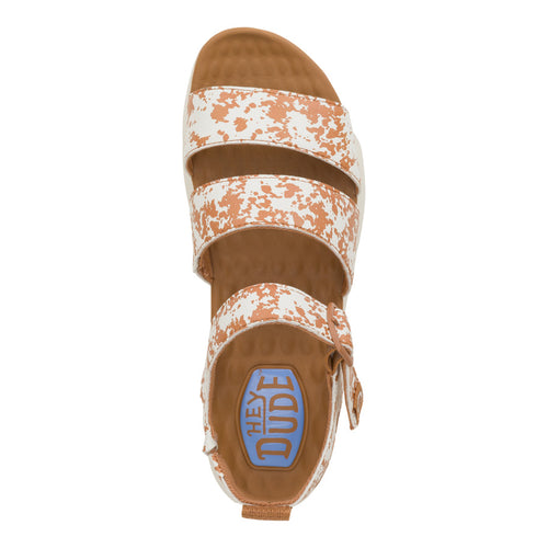 Delray Buckle Animal - Tan/White - 6