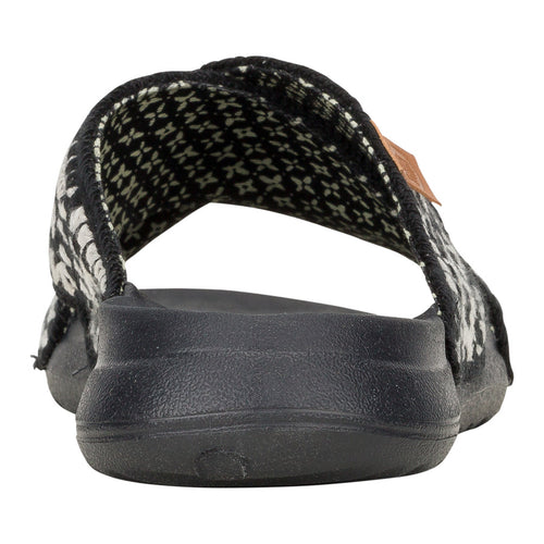 Christi Slide Cottage Crochet - Black/White - 5