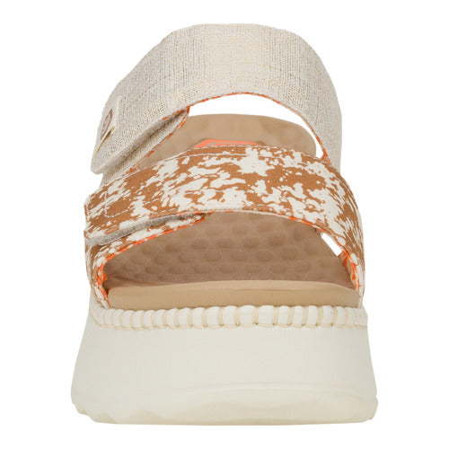 Delray Slide Animal Shimmer - Tan/Multi 