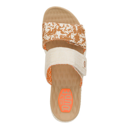 Delray Slide Animal Shimmer - Tan/Multi 