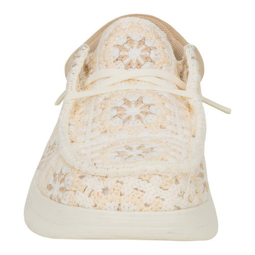 Wendy Comf Cottage Crochet - Tan/Multi  - 5