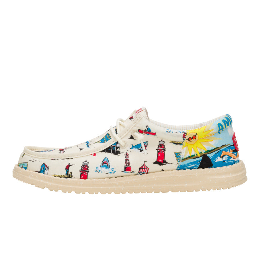 Wally Funk Jaws - Cream/Multi - 1
