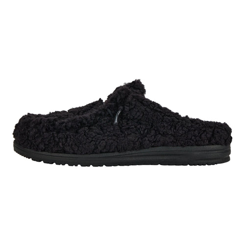 Wally Slipper - Cozy Black/Black - 1