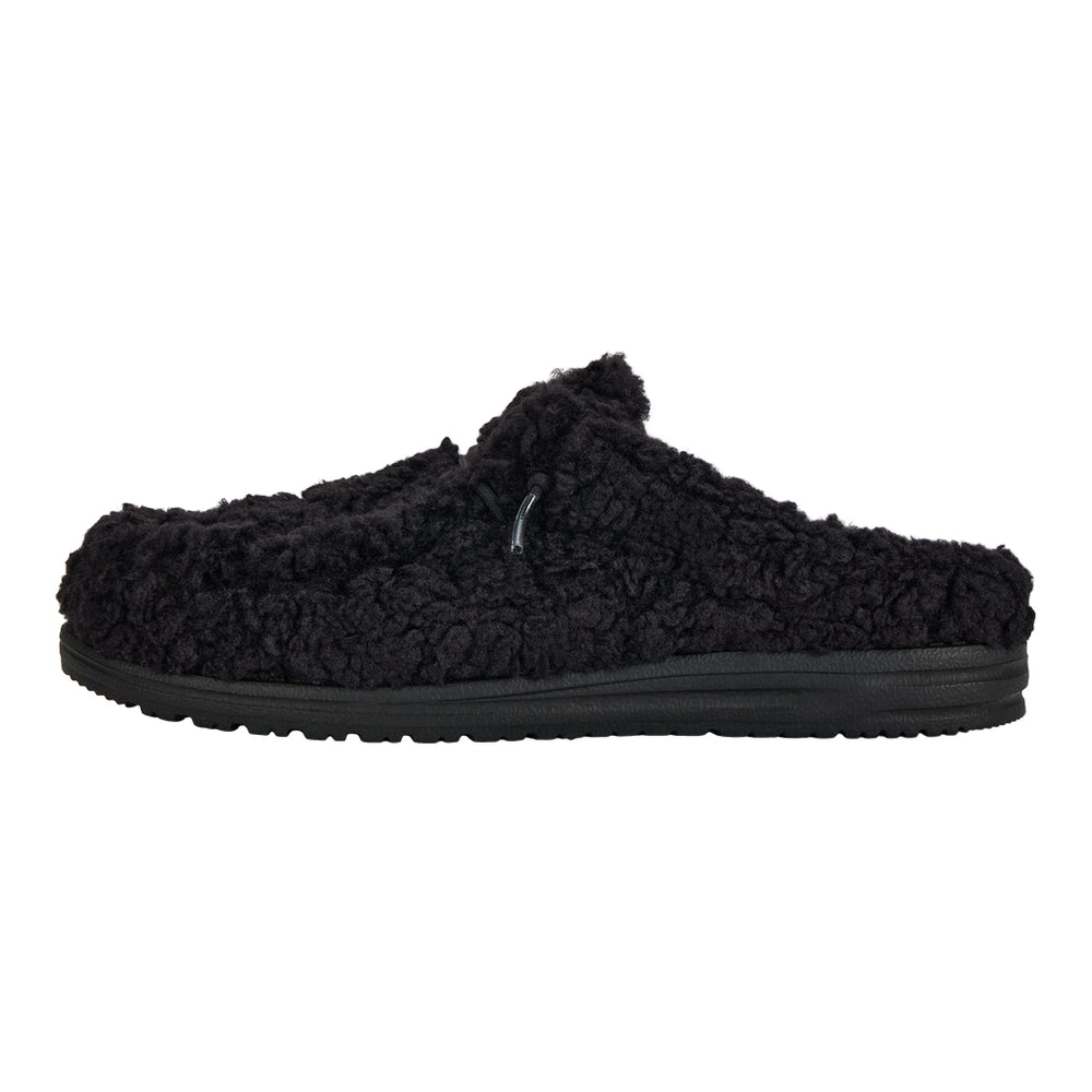 Wally Slipper - Cozy Black/Black - 1