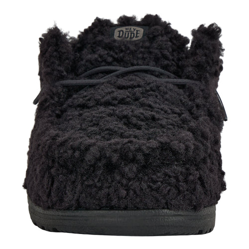 Wally Slipper - Cozy Black/Black - 4