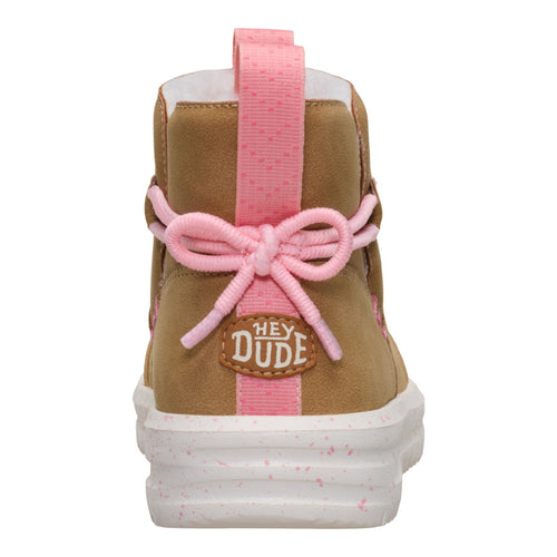 Camden Bow Boot Youth Cozy - Chestnut - 5