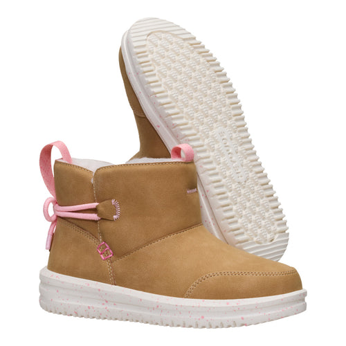 Camden Bow Boot Youth Cozy - Chestnut - 3