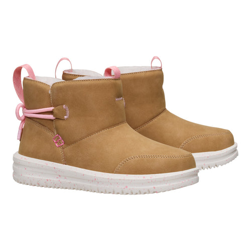 Camden Bow Boot Youth Cozy - Chestnut - 2