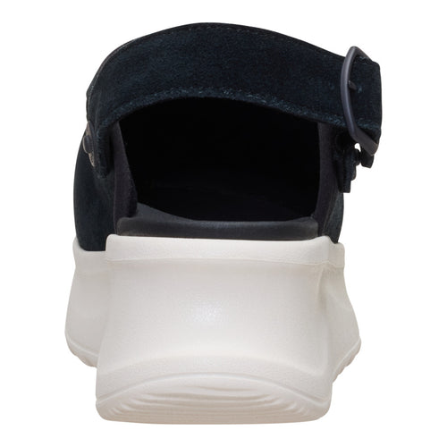 Delray Clog Suede - Black/Egret - 5