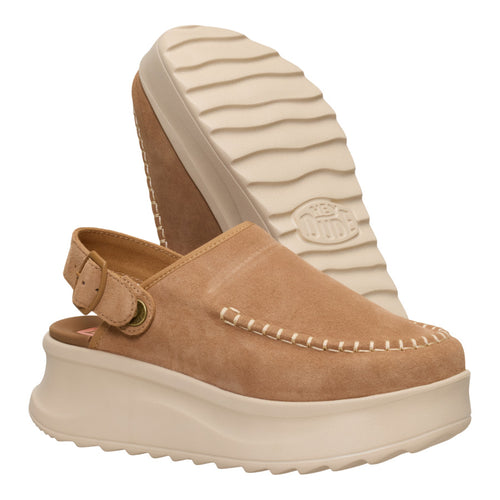 Delray Clog Suede - Tan - 4