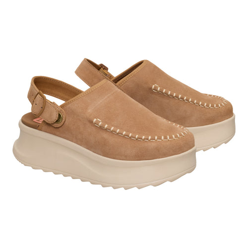 Delray Clog Suede - Tan - 3