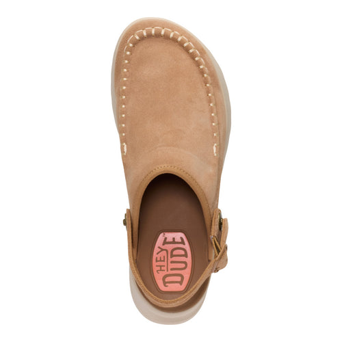 Delray Clog Suede - Tan - 8