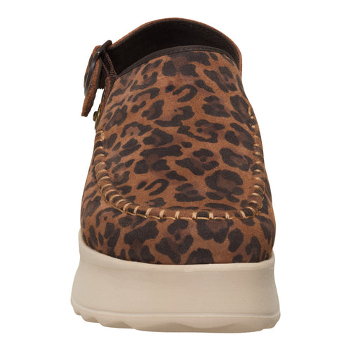 Delray Clog Suede - Brown Leopard - 5