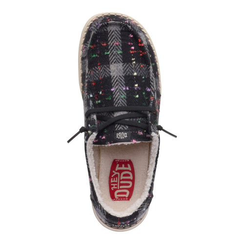Wendy Confetti Plaid Cozy - Black/Multi - 6