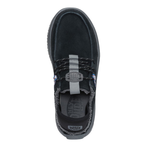 Bradley Blipper Suede - Black/Smoke Grey - 6
