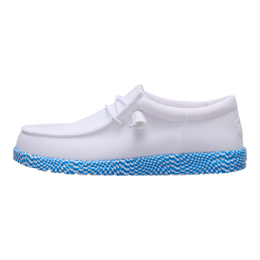Wally Funk Warped Geo - White/Brilliant Blue - 1