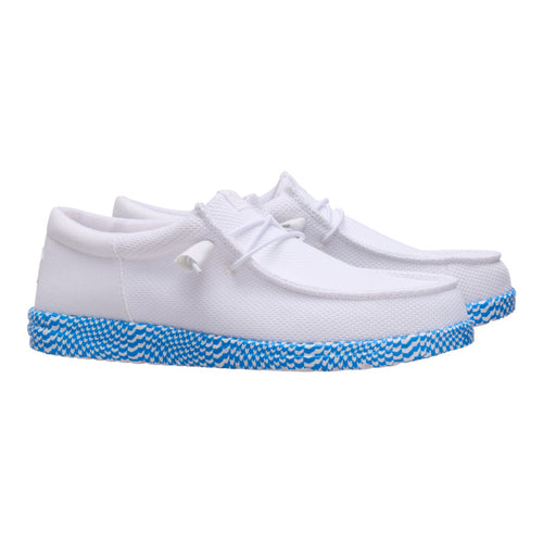 Wally Funk Warped Geo - White/Brilliant Blue - 2