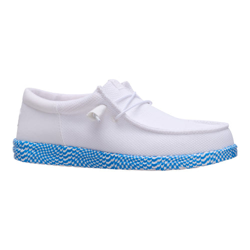 Wally Funk Warped Geo - White/Brilliant Blue - 7
