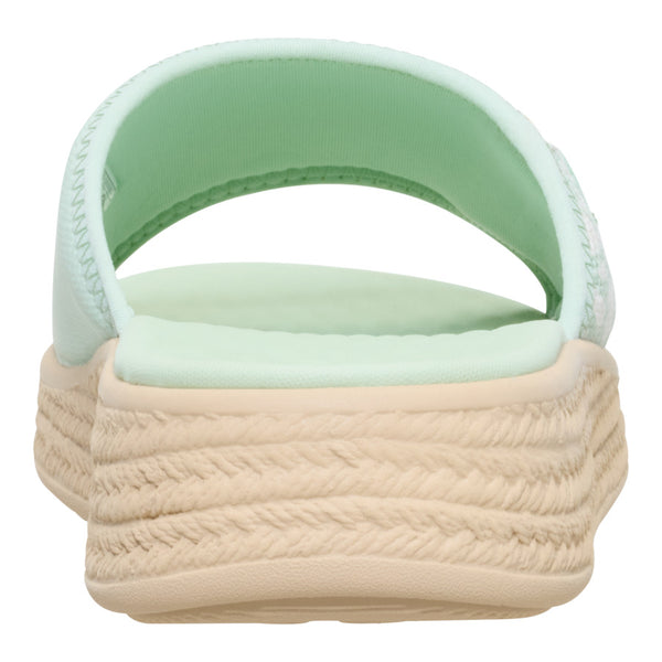 Tide Espadrille Slide - Celadon Green/Multi